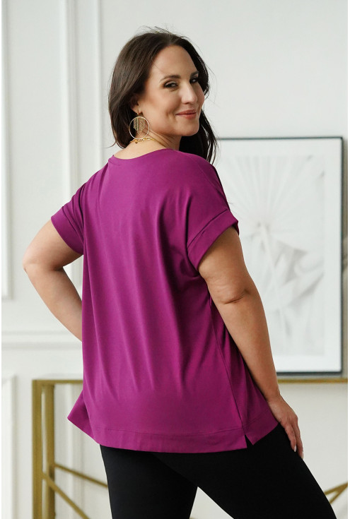 wygodna bluzka oversize - dostępna w dużych rozmiarach
