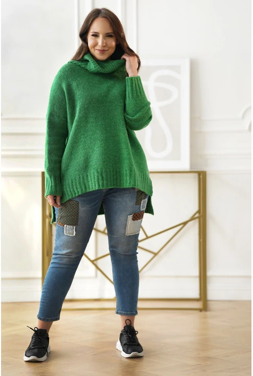 stylowy ciepły sweter xxl