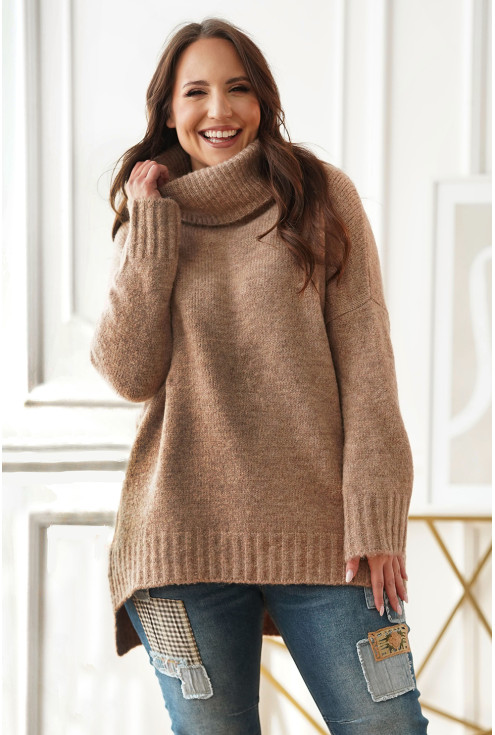 stylowy sweter plus size