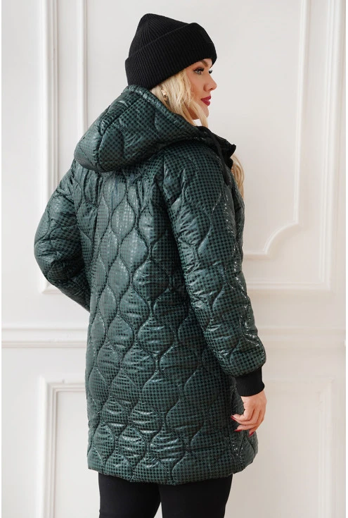 stylowa damska kurtka na zimę - duże rozmiary