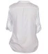 Biała bluzka wizytowa plus size - IDA