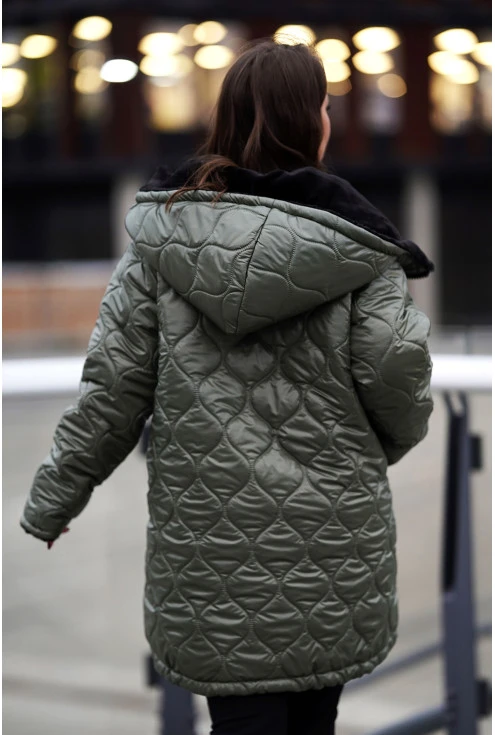 stylowa kurtka na zimę dostępna w dużych rozmiarach