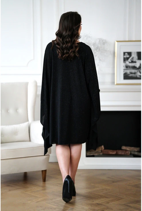 czarna sukienka oversize - duże rozmiary
