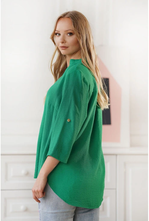 zielona bluzka damska plus size