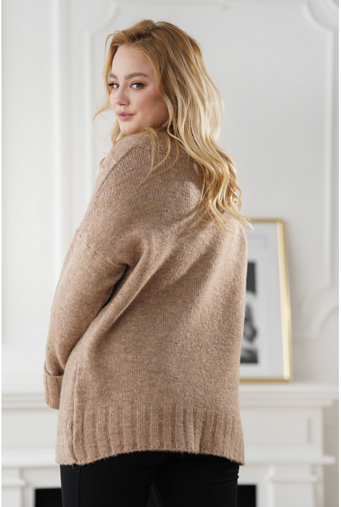 Wygodny sweter plus size