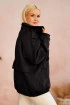 Czarna bluzo-kurtka z podszewką - Salma