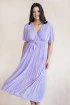 Liliowa plisowana sukienka - Paula II