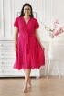 Różowa rozkloszowana sukienka - Oceanne
