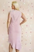 Sukienka z falbanką w kolorze pudrowego różu - Nitia