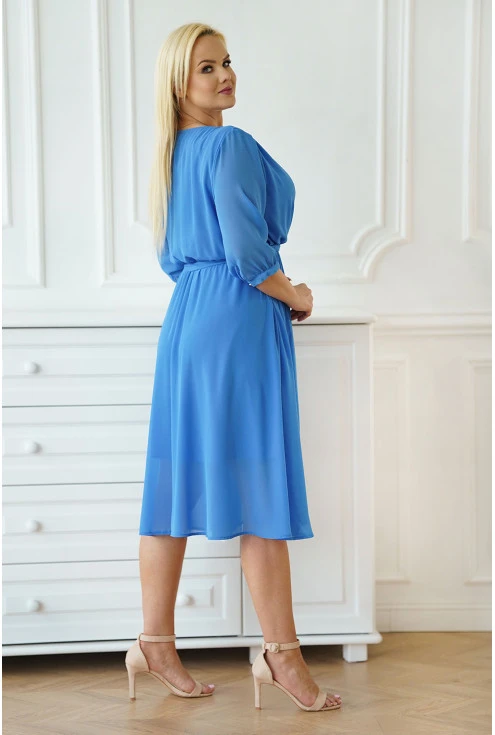 niebieska sukienka xxl