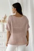 Brudno-różowy pleciony sweter - Juliane