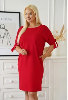 Czerwona sukienka - CINDY