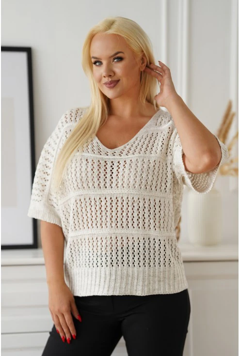 Stylowy sweter plus size