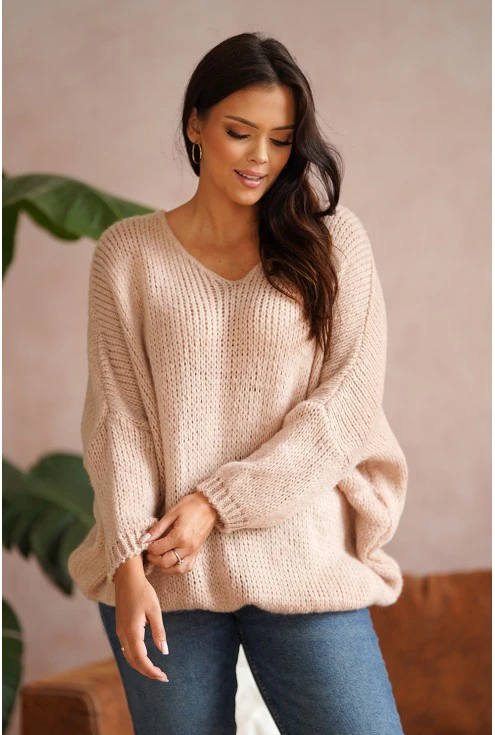 sweterek damski plus size
