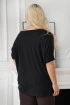 Grafitowo-czarna bluzka oversize – DAGMARA II (ciepły materiał)