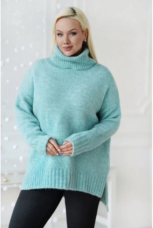 idealny sweter na prezent lesca z golfem monasou