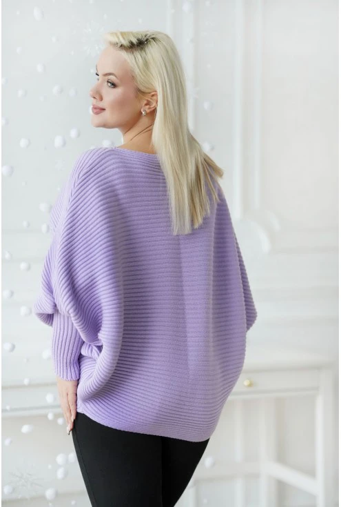 liliowy sweterek peyton dostępny w monasou