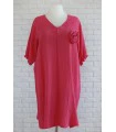 Różowa muślinowa sukienka - Donna