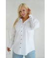 Klasyczna biała koszula z kieszonkami - Taida