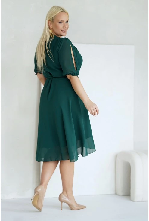 Modna zwiewna sukienka plus size monasou