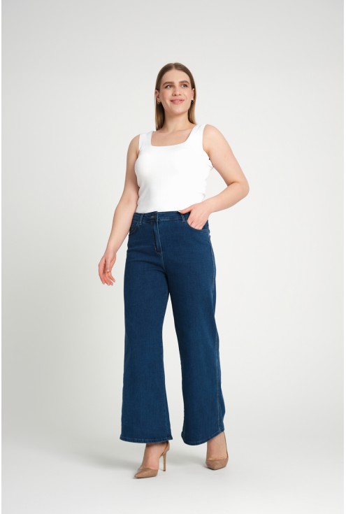 wygodne jeansy plus size z lycra marinea monasou