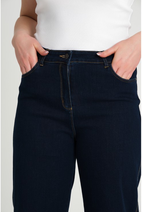 elastyczne spodnie jeansowe marinea duze rozmiary monasou