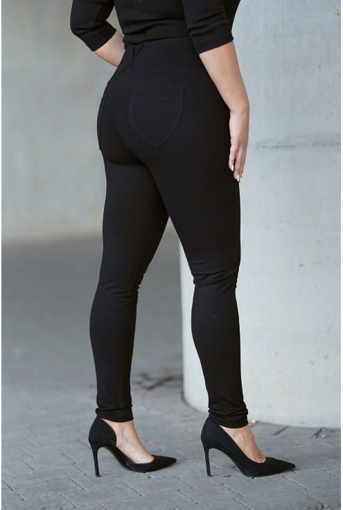 elastyczne legginsy plus size