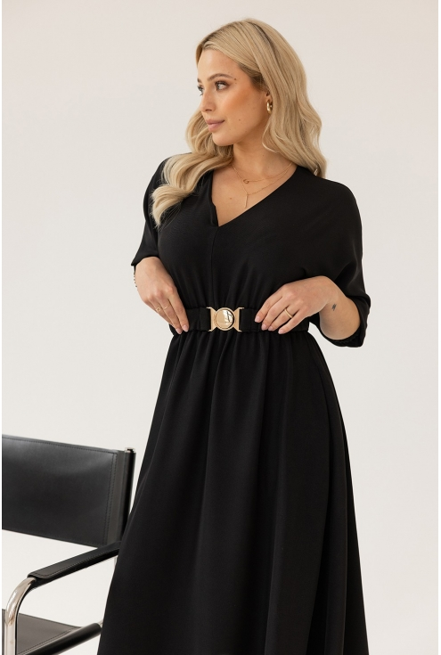 Czarna sukienka plus size monasou xxl