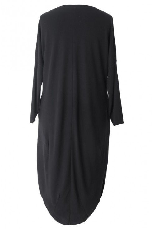 Czarna sukienka w dużych rozmiarach ZOE 2