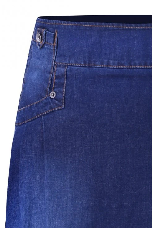 Rozkloszowana spódnica z jeansu MARLENE