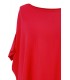 Czerwona bluzka oversize - DAGMARA