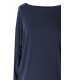 Granatowa bluzka tunika BASIC (ciepły materiał)