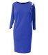 Kobaltowa sukienka z suwakiem VALENTINE
