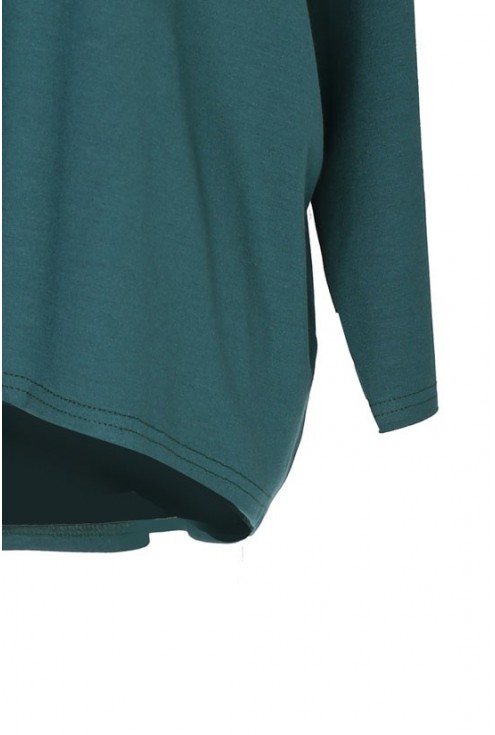Zielona bluzka MARINA BASIC długi rękaw