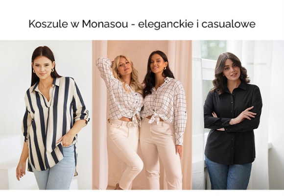 Koszule - eleganckie i casualowe - dostępne w pełnym zakresie rozmiarów