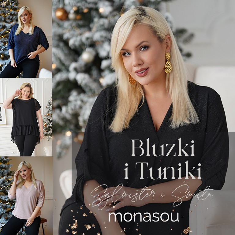 Letnia kolekcja tunik i bluzek w sklepie internetowym z odzieżą plus size - xl-ka.pl