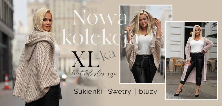Kolekcja plus size na sierpień 2022 sklep xlka.pl 