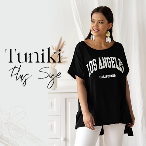 Letnia kolekcja tunik i bluzek w sklepie internetowym z odzieżą plus size - xl-ka.pl